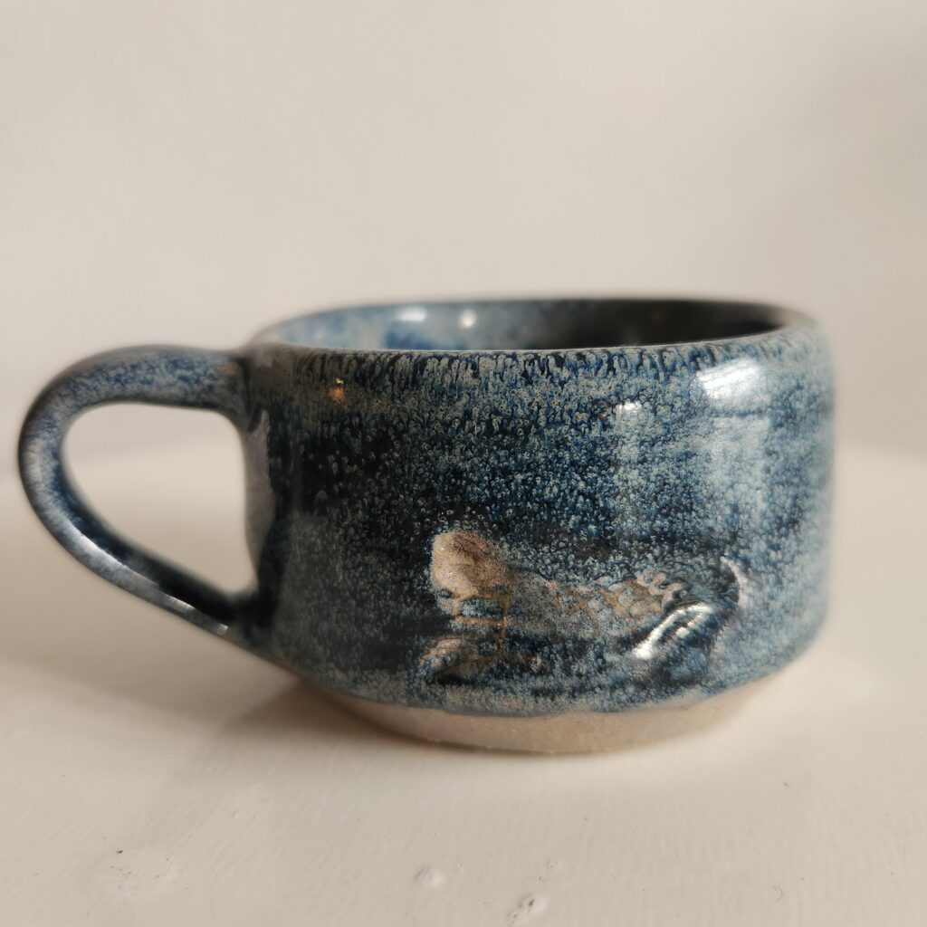 Espresso Cup – Purple Blue Snow